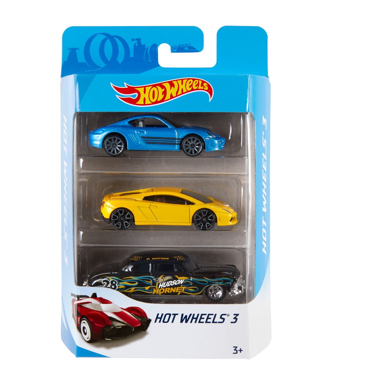 HOT WHEELS - Auto De Juguete Paquete De 3 Autos (Contiene Producto Al Azar Del Surtido) Hot Wheels