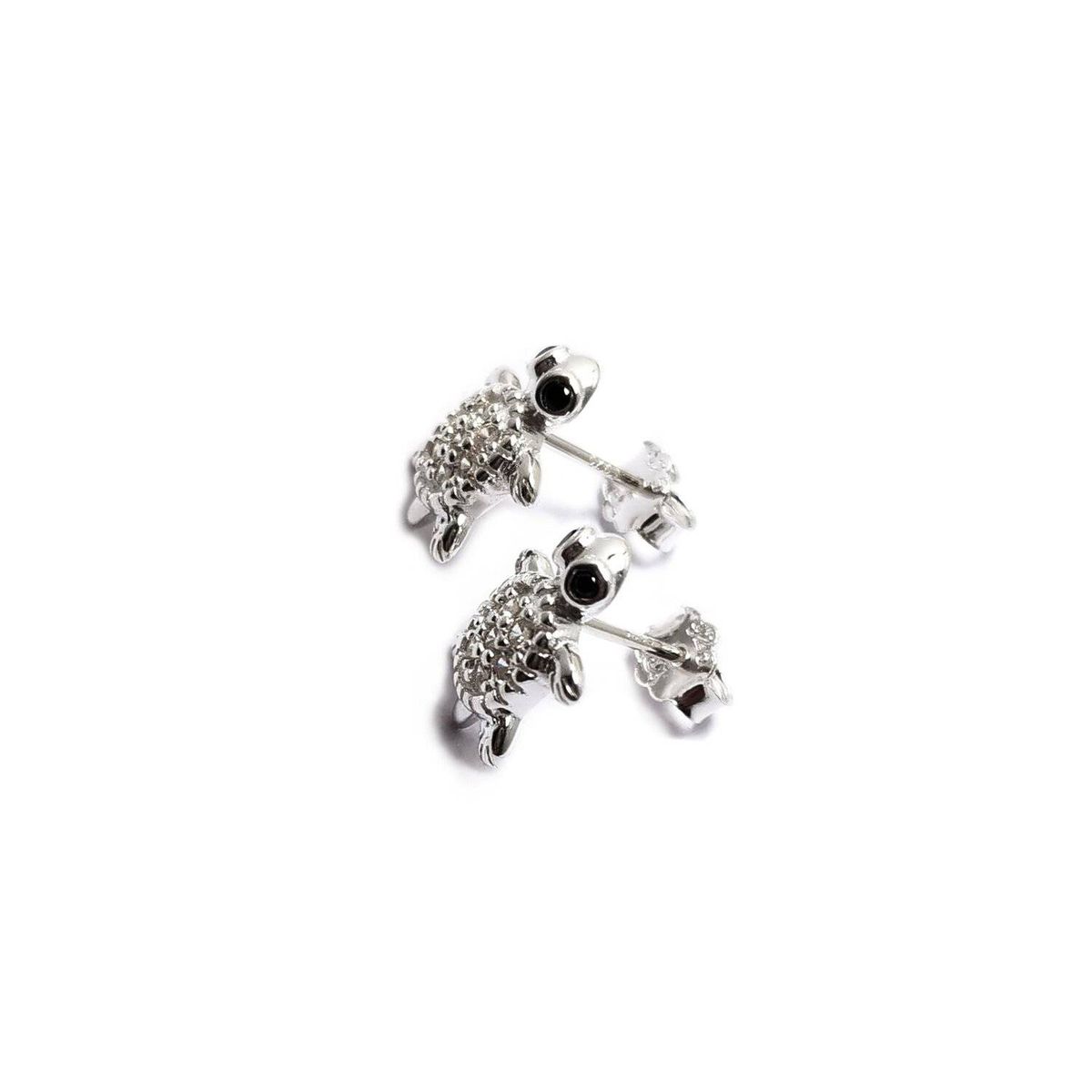 COGGIOLA - Aros Tortuga Circón Plata Fina 925