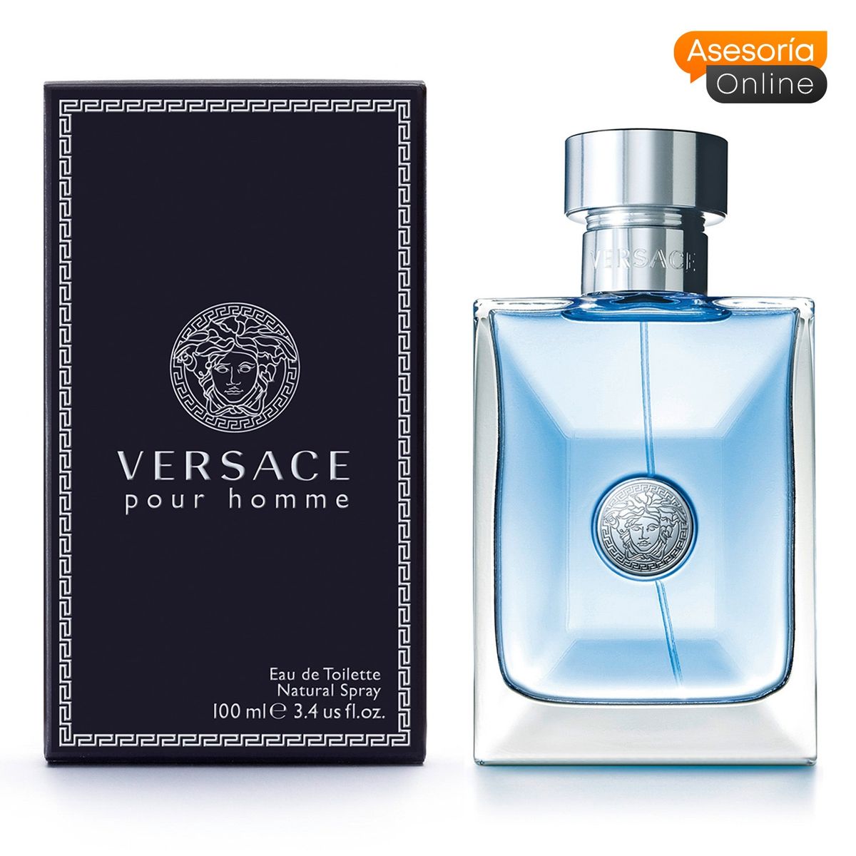 VERSACE - Perfume Hombre Pour Homme EDT 100 ml Versace