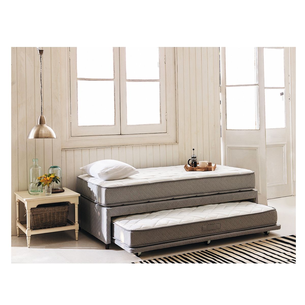 FLEX - Cama Nido Therapedic 1.5 Plazas 105x200 cm Flex