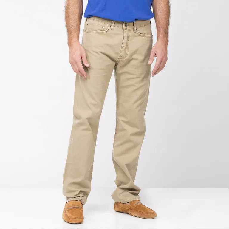 Pantalón Slim Fit Algodón Hombre