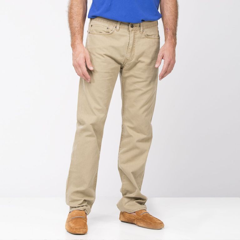 Pantalón Slim Fit Algodón Hombre