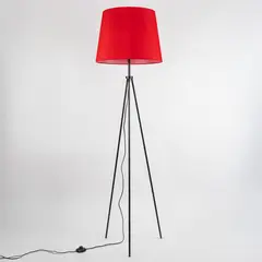 DISEÑO 3 - Lámpara De Pie Tripode Roja