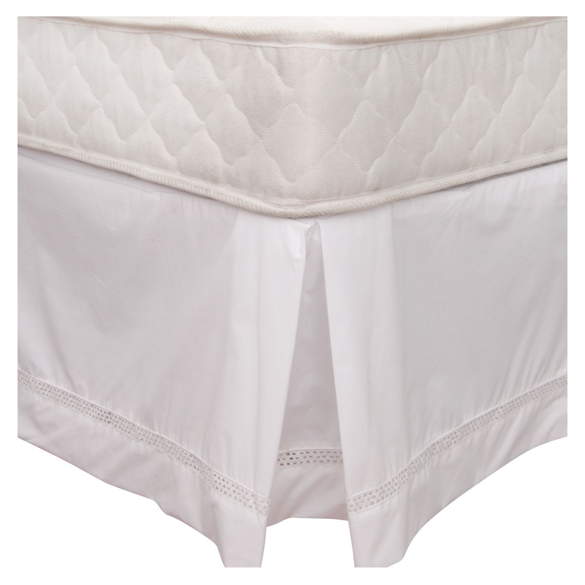 NINA HERRERA - Faldón Macrame Blanco Nina Herrera