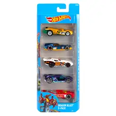 HOT WHEELS - Auto de Juguete Paquete de 5 Autos