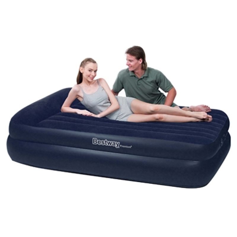 BESTWAY - Colchón Inflable Con Inflador Electrico Bestway