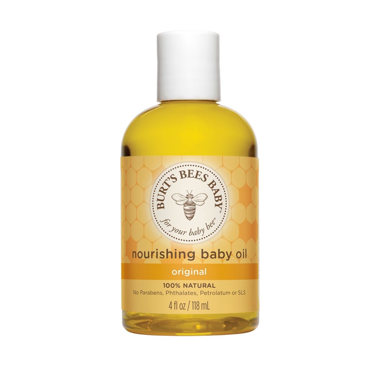 BURTS BEES - Aceite Nutritivo Baby Bee Para Bebes 118 Ml Burts Bees