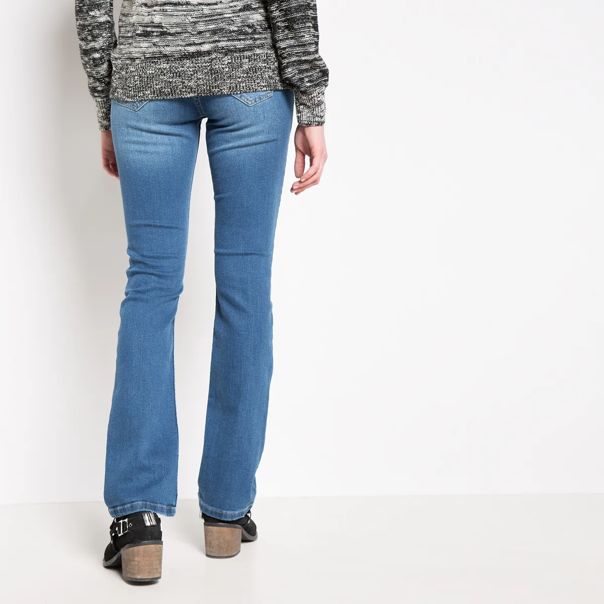 EFESIS - Jeans Straight Tiro Medio Mujer Efesis