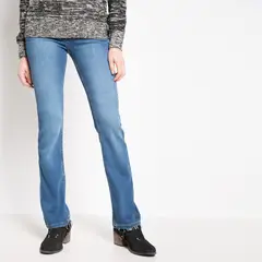 EFESIS - Jeans Straight Tiro Medio Mujer
