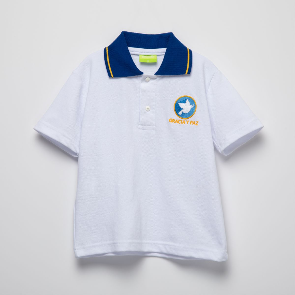 COLEGIO GRACIA Y PAZ - Polera Pique Unisex Niño-  Colegio Gracia Y Paz