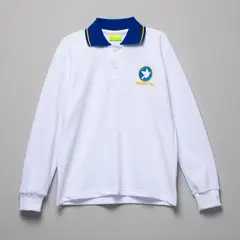 COLEGIO GRACIA Y PAZ - Polera Escolar Pique Unisex Niño Algodón