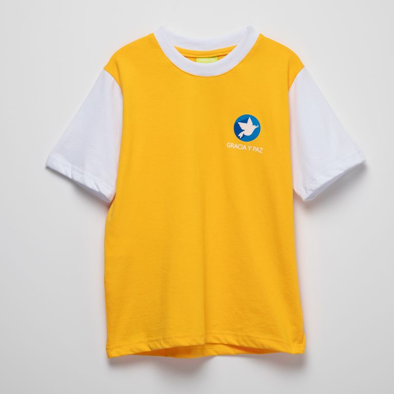 Polera Manga Corta Algodón Unisex Niño