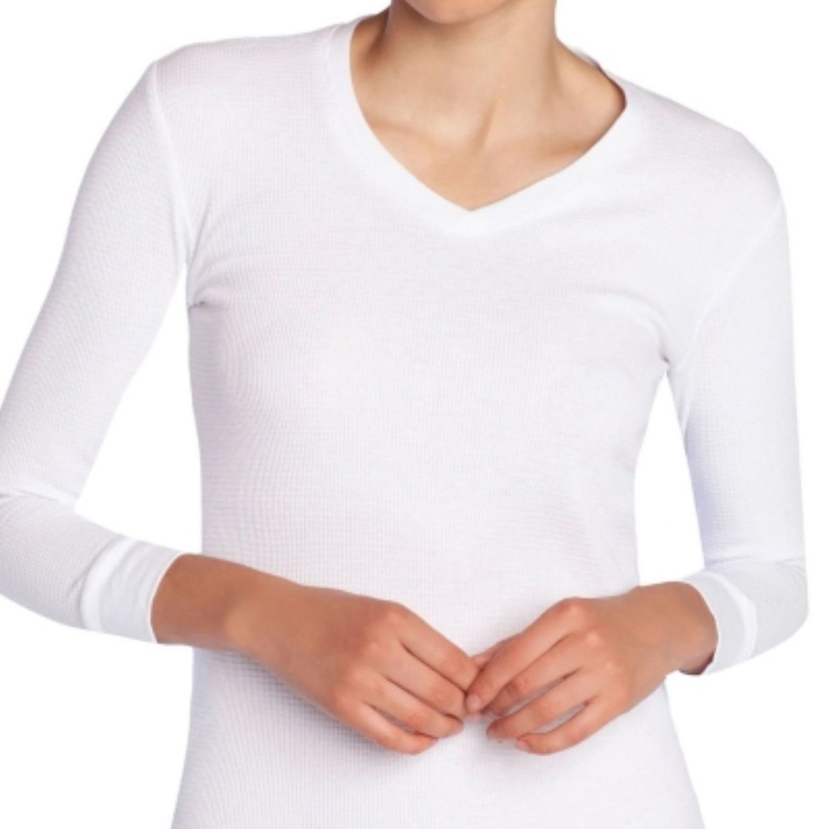 EVERSO - Pack3 Camiseta De Mujer Manga Larga De Algodón