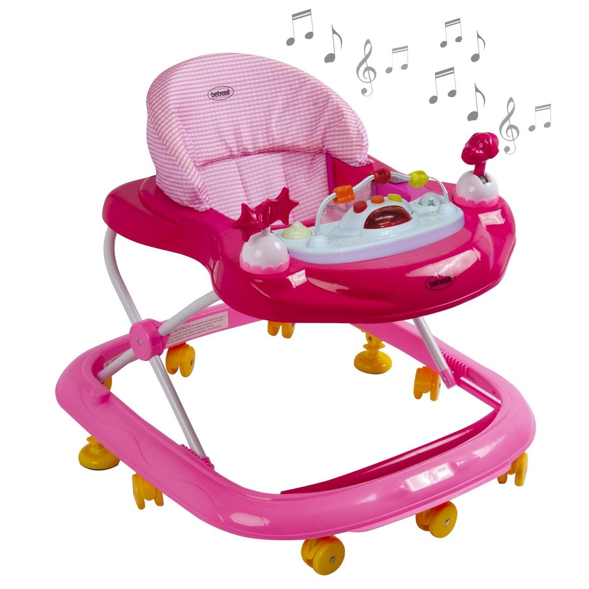 BEBESIT - Andador Musical Airbus Rosa Bebesit