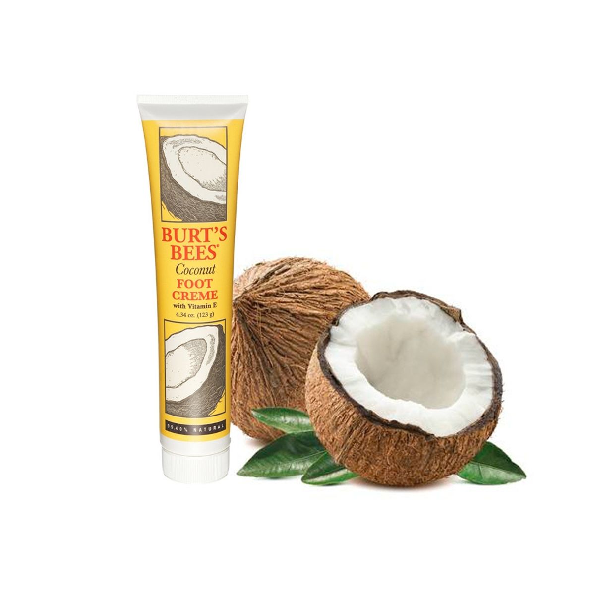 BURTS BEES - Crema para Pies Burt's Bees con Coco 120 gr