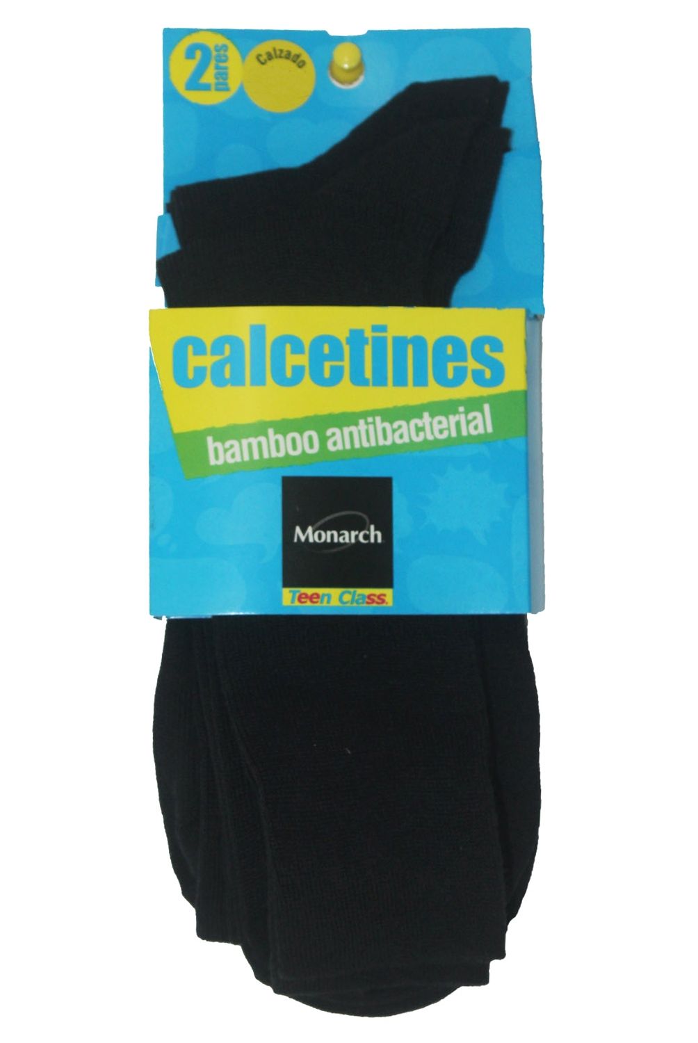 MONARCH - Calcetines Escolares Niño, Pack 2 Pares Bambú Monarch