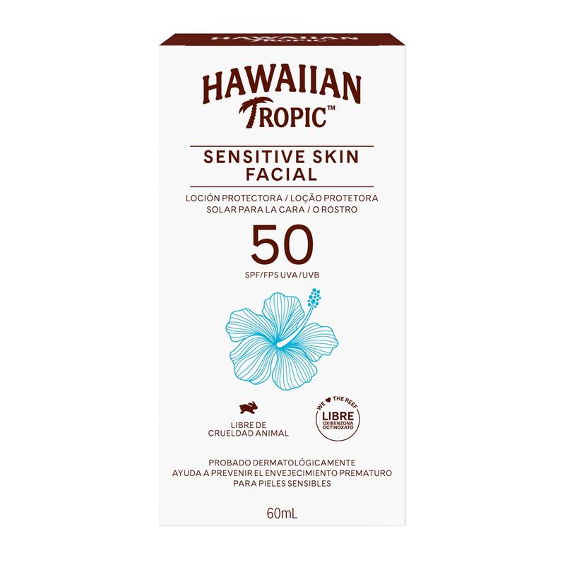 HAWAIIAN TROPIC - Protector Solar Facial Fps 50 60 Ml Hawaiian Tropic