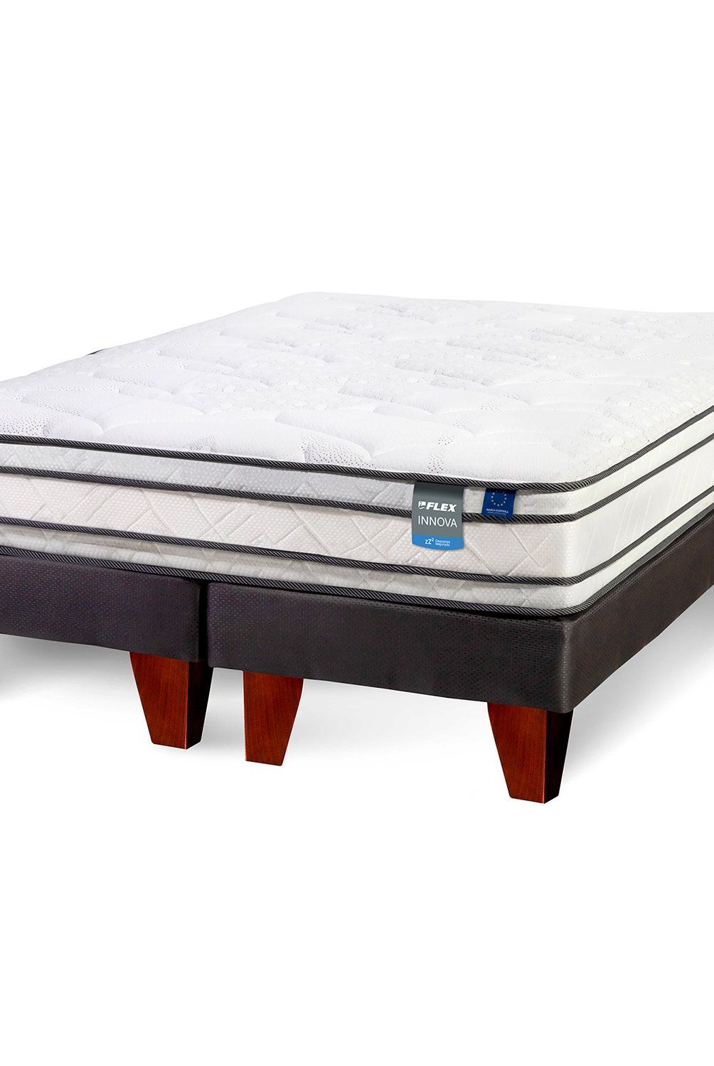 FLEX - Cama Europea 2 Plazas Innova 150X200 Cm Base Dividida Flex