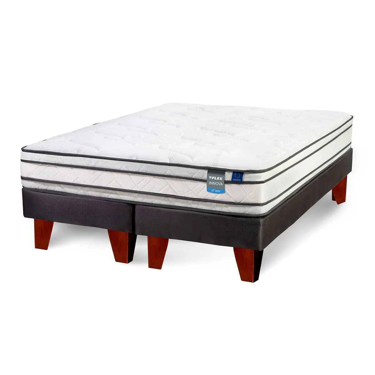 FLEX - Cama Europea 2 Plazas Innova 150X200 Cm Base Dividida Flex