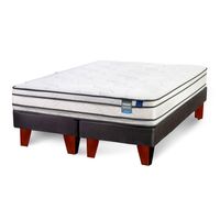Cama Europea 2 Plazas Innova 150X200 Cm Base Dividida