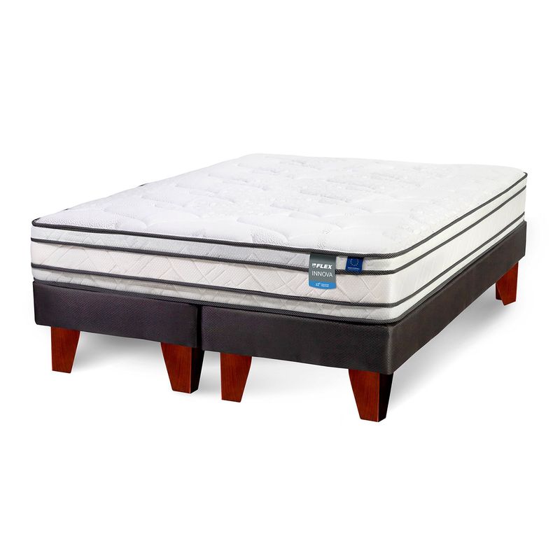 FLEX - Cama Europea 2 Plazas Innova Flex 150 x 200 Cm Base Dividida