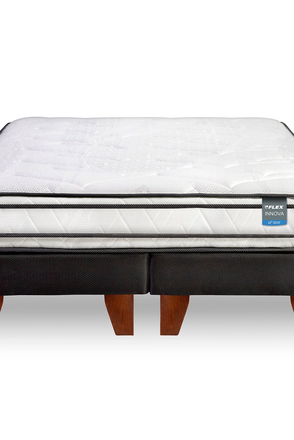 FLEX - Cama Europea 2 Plazas Innova 150X200 Cm Base Dividida Flex