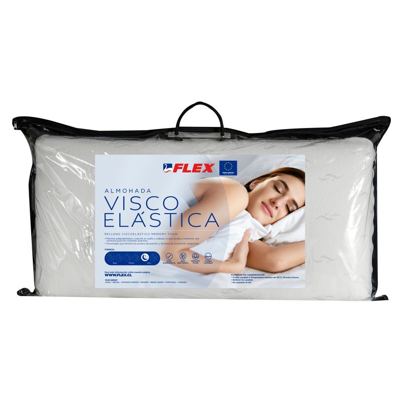 FLEX - Juego De Almohadas Flex Viscoelástica 2 Plazas