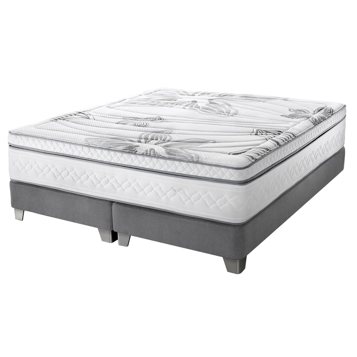 ROSEN - Box Spring Art 4 Super King Base Dividida 200x200 cm