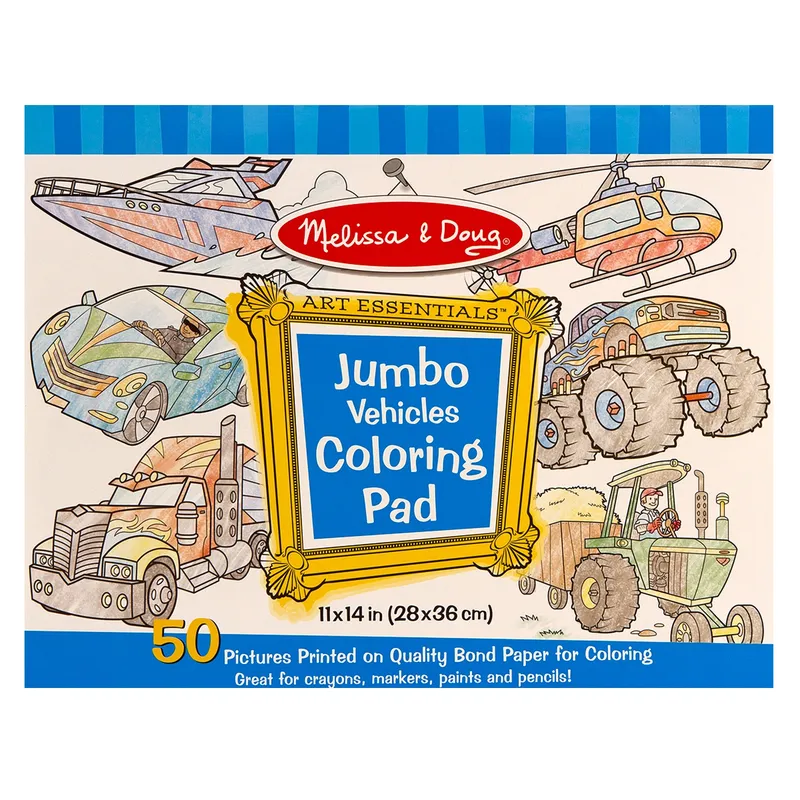 MELISSA & DOUG - Caramba Pad Para Pintar Vehiculos