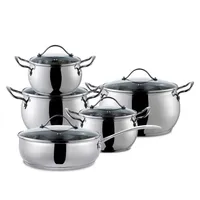 Batería De Cocina De Acero 10 Piezas Apple