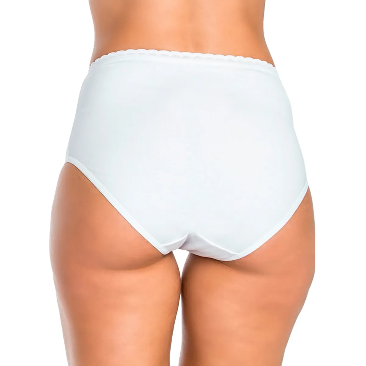 INTIME - Pack De 2 Calzones Intime Cintura Alta Detalle Encaje Mujer