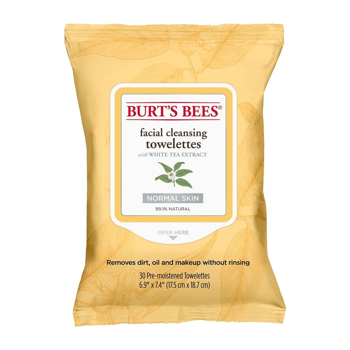 BURTS BEES - Toallitas Desmaquillantes Con Extracto De Té Burts Bees