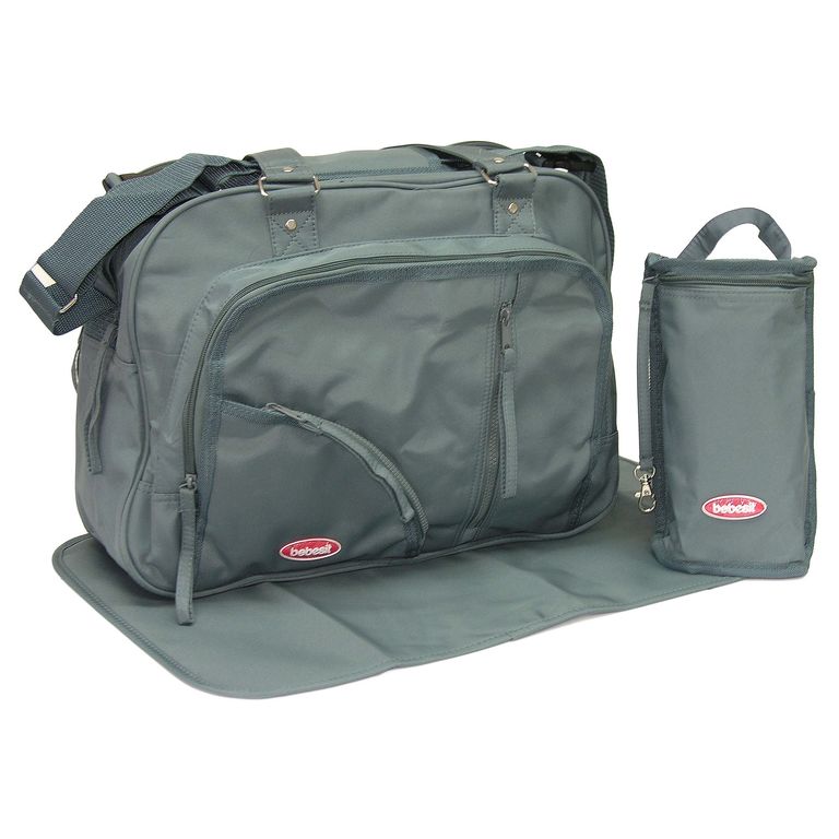 Bolso Pañalero Gris