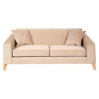 Sofá 3 Cuerpos Tela Finland