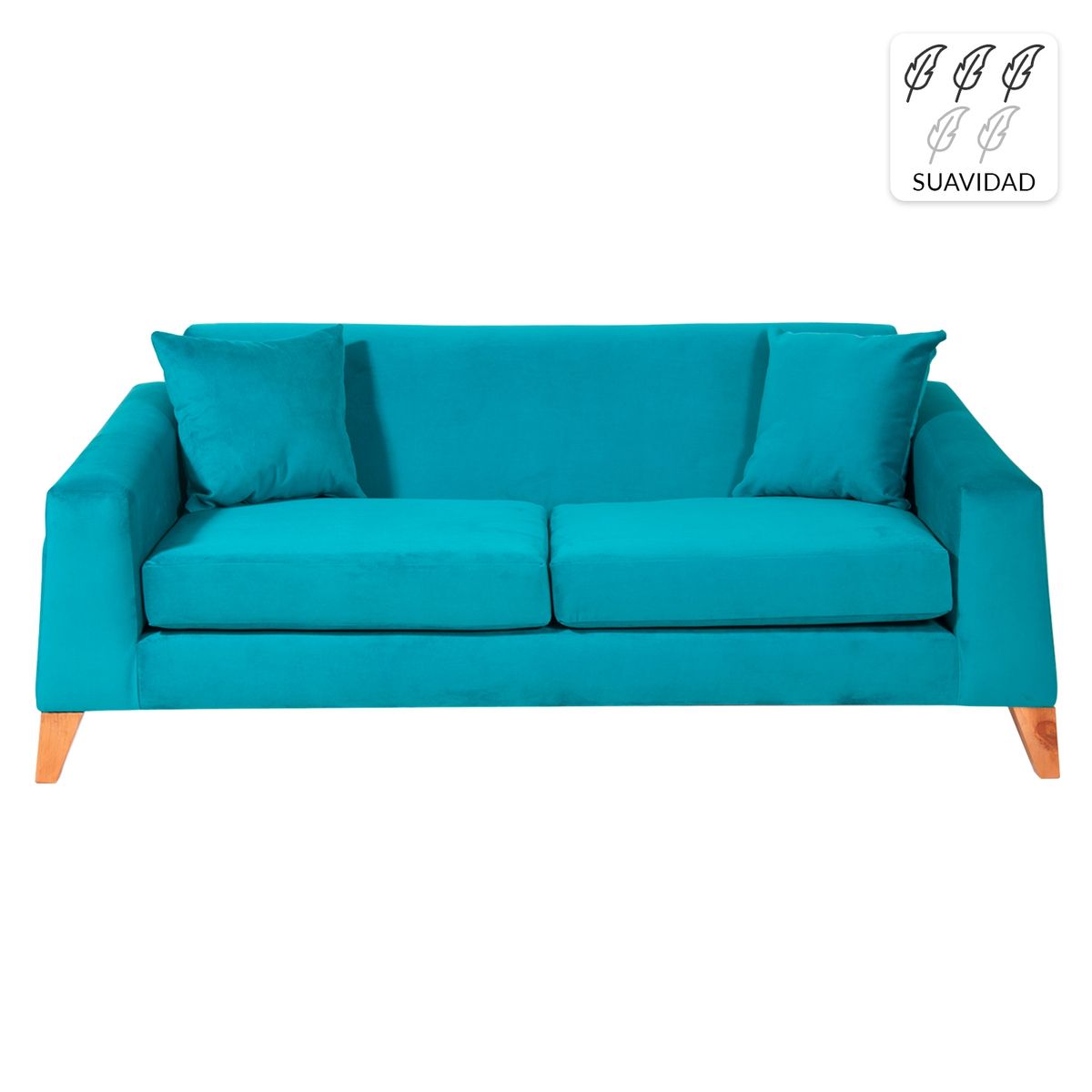 BARRA DESIGN - Sofá 3 Cuerpos Tela Finland Barra Design