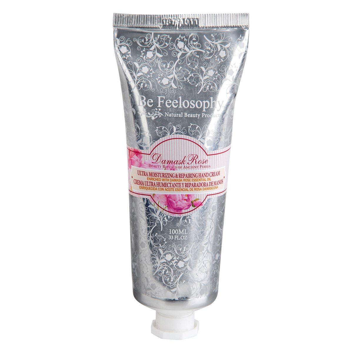 BE FEELOSOPHY - Crema Ultra humectante y Reparadora de manos Damask Rose 100 ml Be Feelosophy