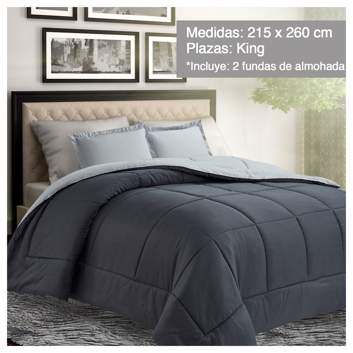 NOVAHUS - Plumón Reversible Marnie King