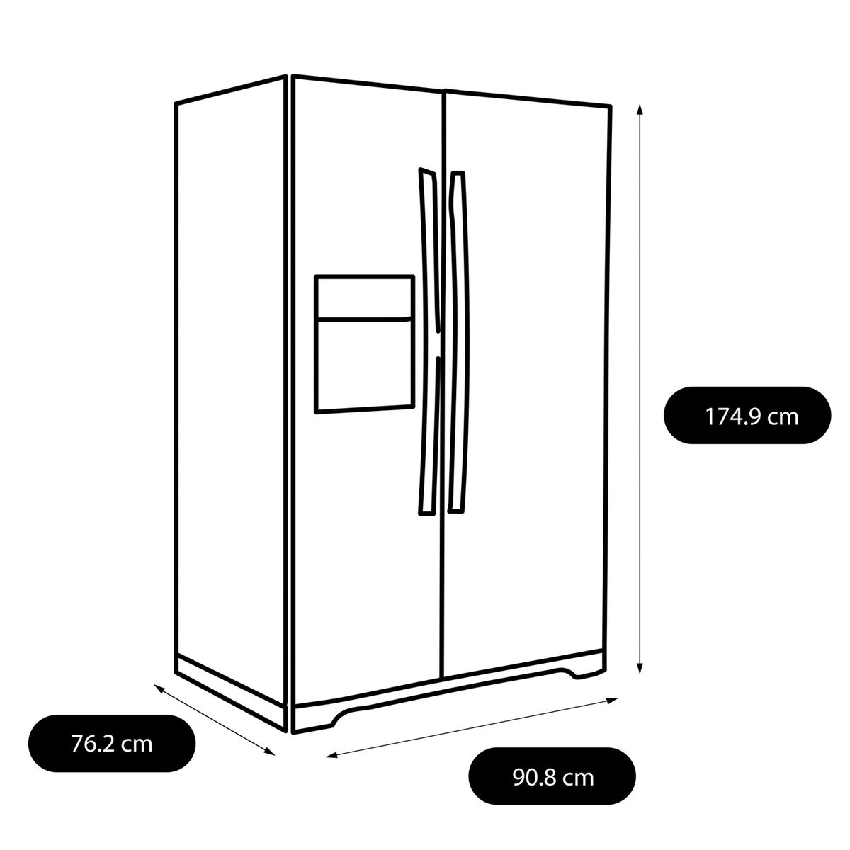 MALCREADO9345 - Side By Side 549 lt GKCS2LFGFSS