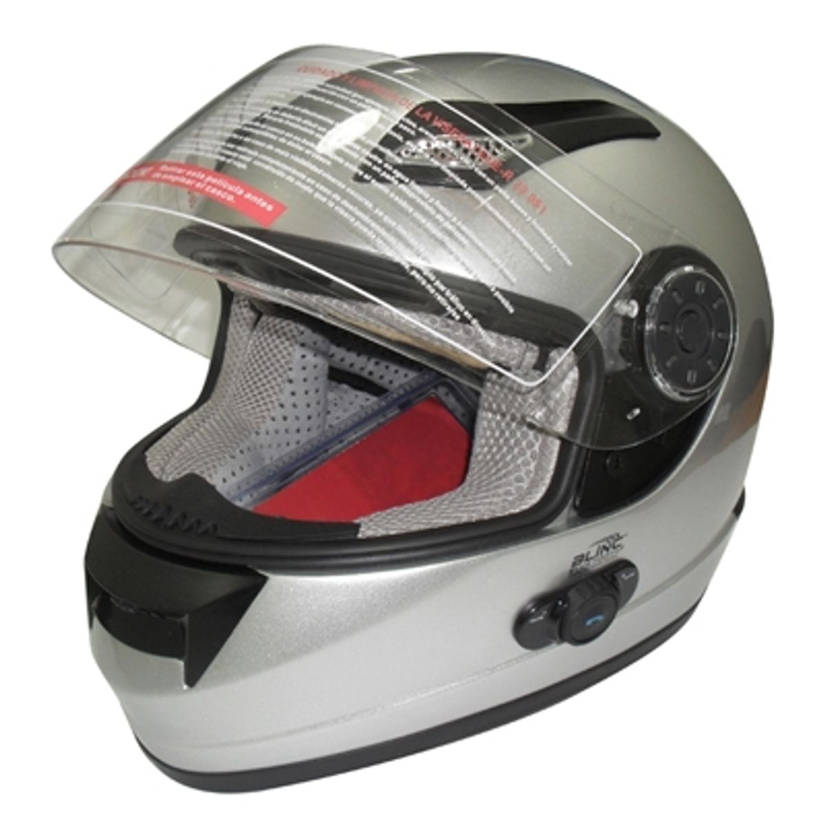 BEX HELMETS - Bex Helmets Casco Moto con Bluetooth Unisex