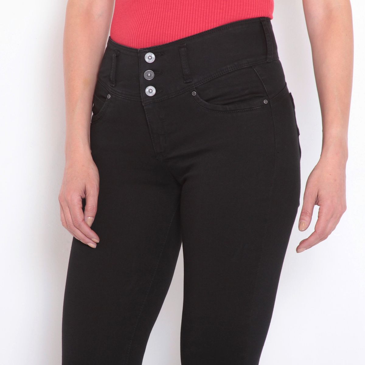 WADOS - Jeans Mujer Skinny Tiro Alto Algodón Wados