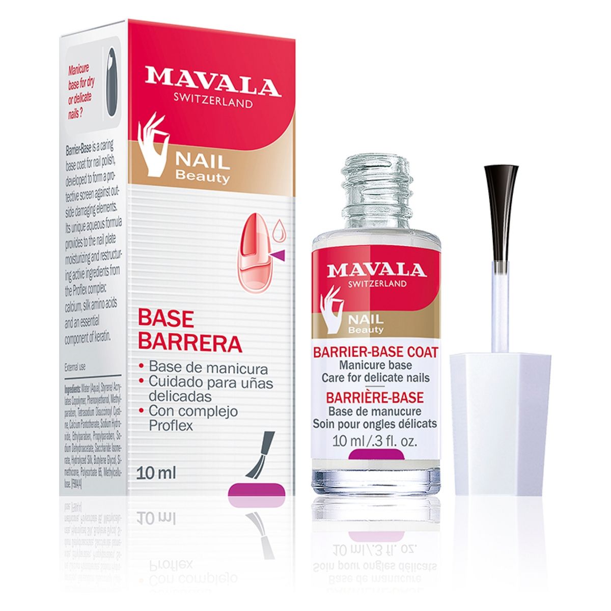 MAVALA - Base Barrera Proteccion para Unas Sensibles 10ml Mavala