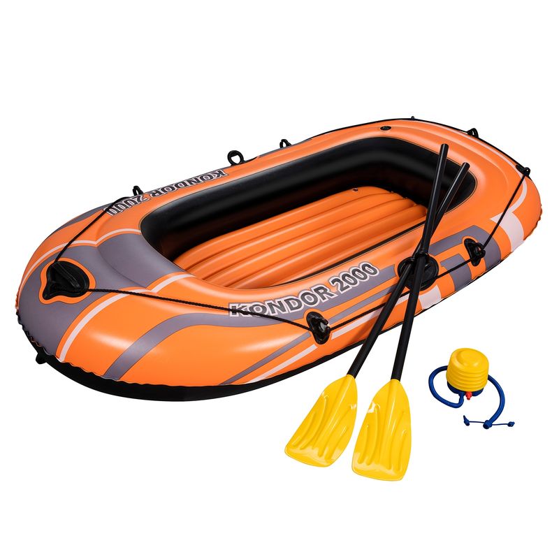 BESTWAY - Bote Inflable + Remos + Bomba Bestway