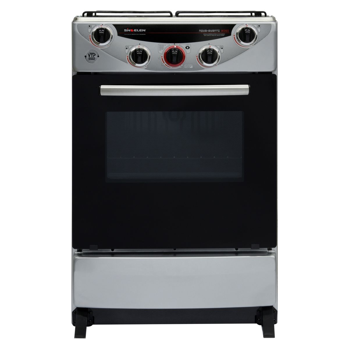SINDELEN - Cocina Gas 4 Quemadores Ch-9050 Silver Sindelen
