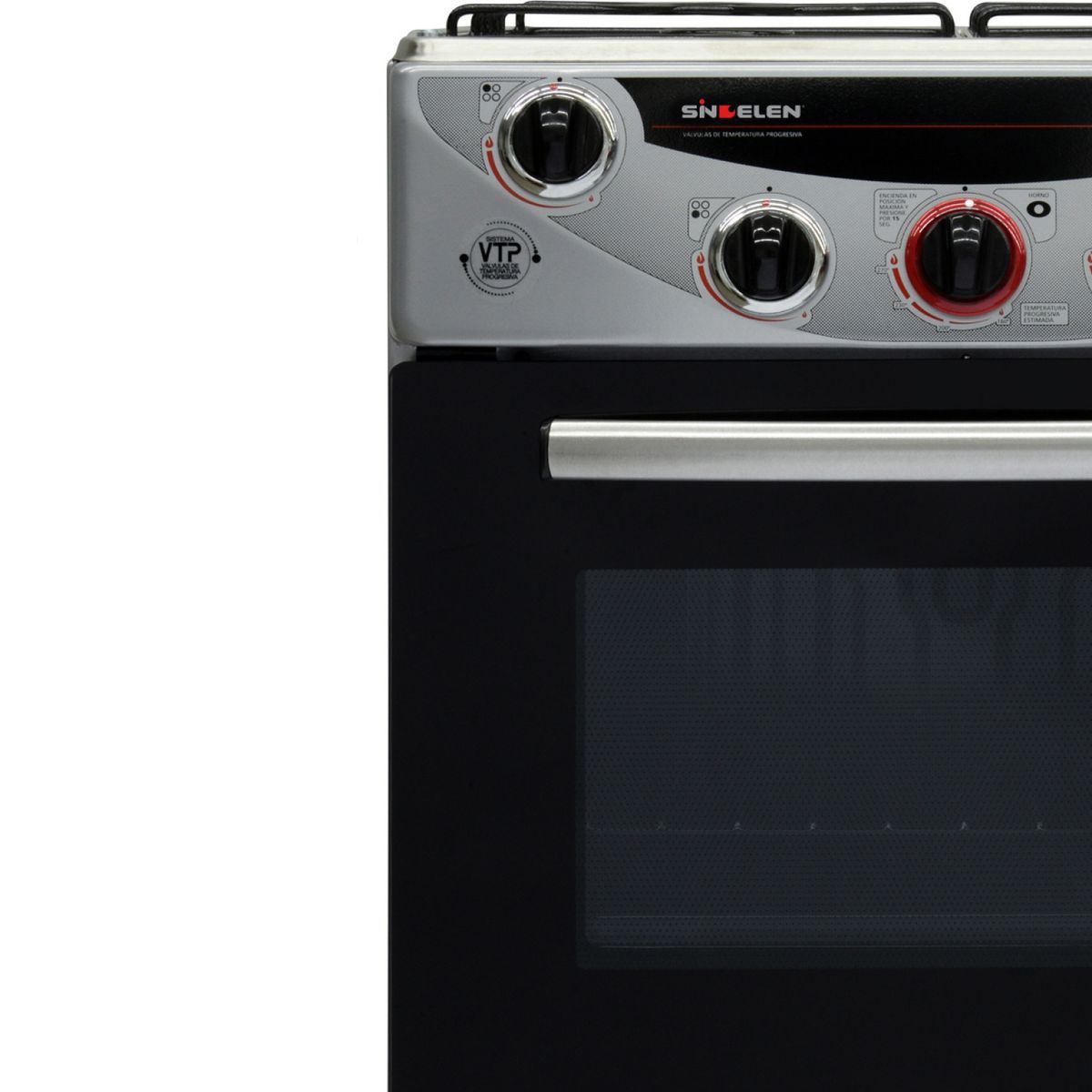 SINDELEN - Cocina Gas 4 Quemadores Ch-9050 Silver Sindelen
