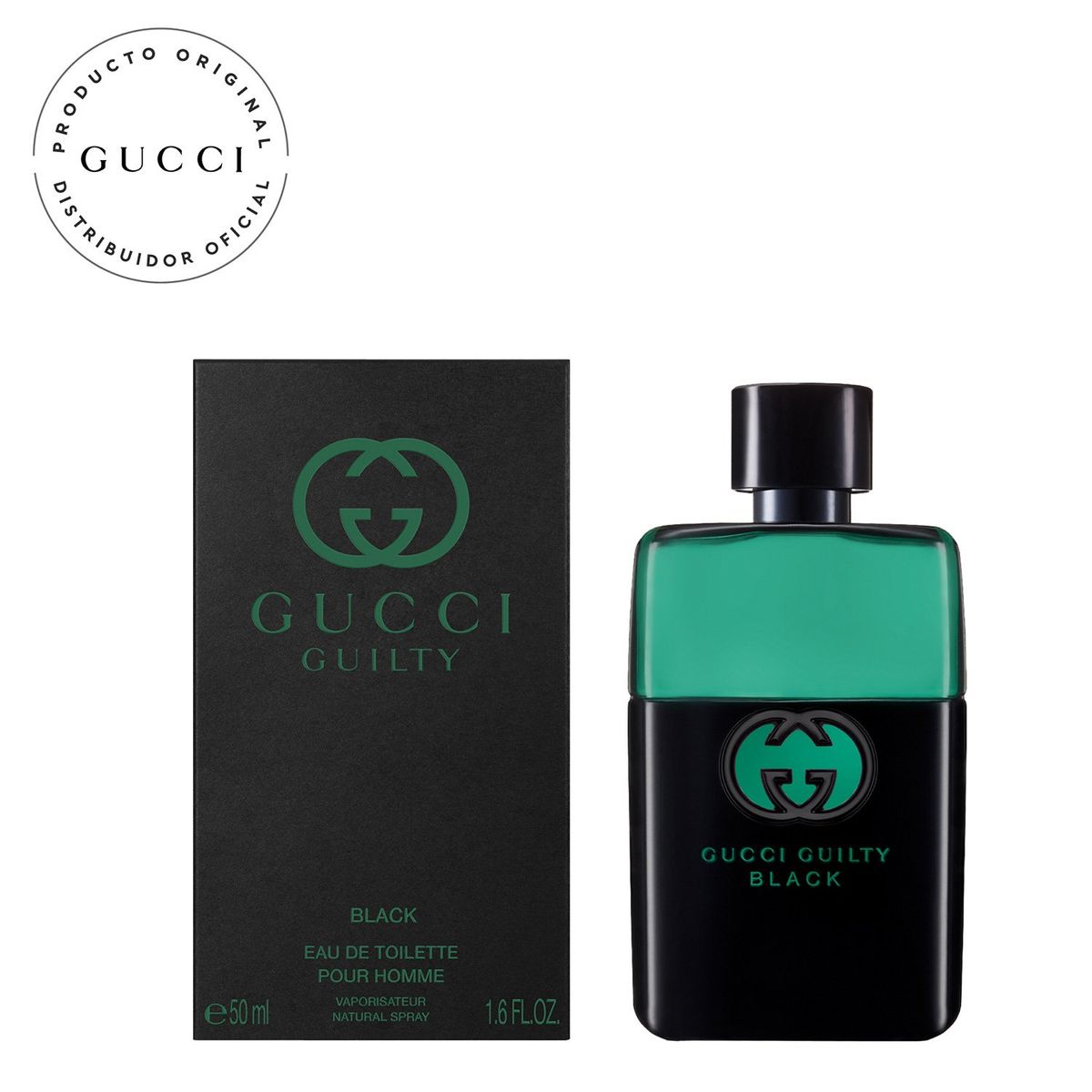 GUCCI - Perfume Hombre Gucci Guilty Black  Eau de Toilette 50 Ml