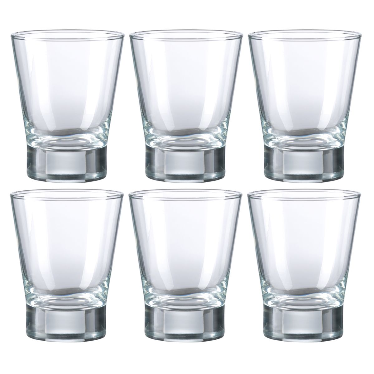 MICA - Set 6 Vasos Vidrio Bajo 347 ml London Mica