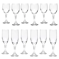 MICA - Set 12 Copas Vidrio Versalles