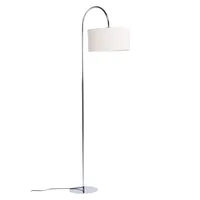 Lámpara De Pie Curva Cromo