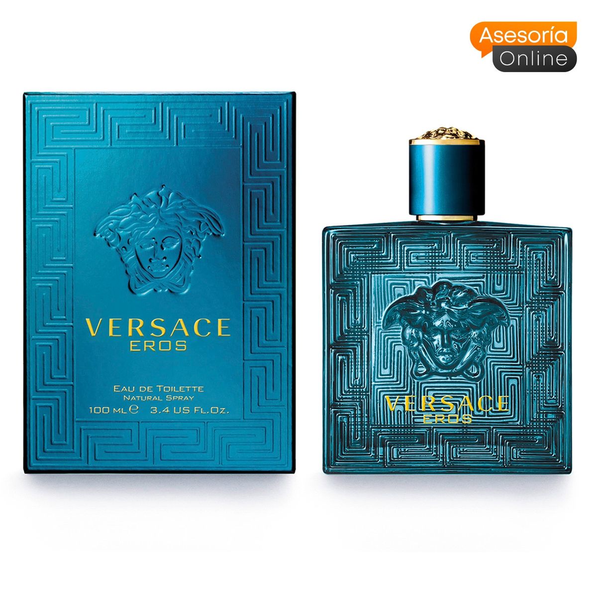 VERSACE - Perfume Hombre Eros Edt 100Ml Versace