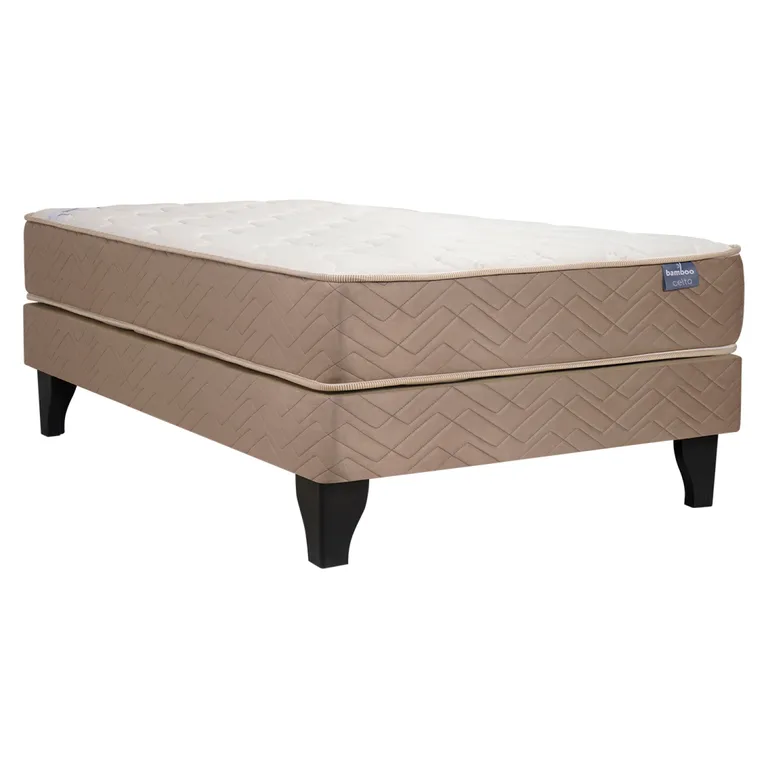 CELTA Cama Europea Bamboo 1 Plaza X 1.90Mt